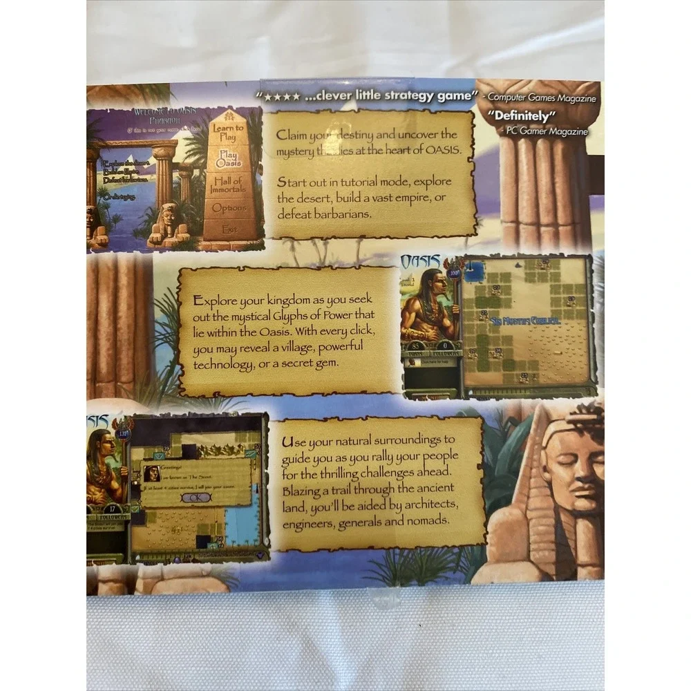 Oasis PC CD-ROM Puzzle Game‎ PlayFirst Vintage Y2K Windows CD Complete